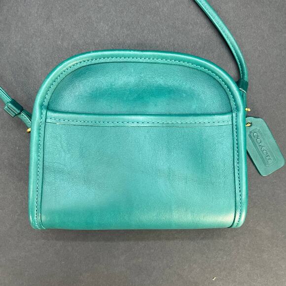 Vintage Coach Abbie Zip 9017 USA 1998 Jade - Picture 2 of 9